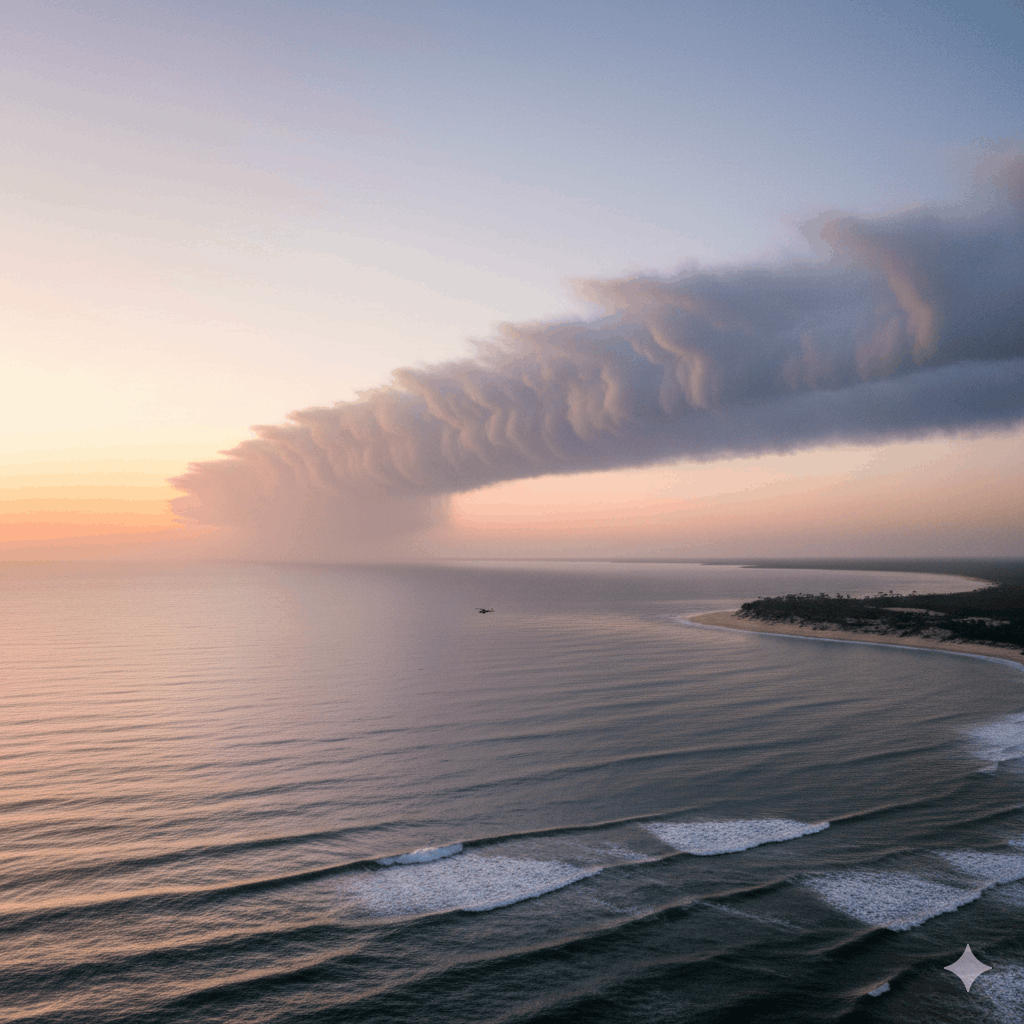 Wetterphänomen Der „Morning Glory“ Cloud Roll – Eine Wolke wie eine Welle