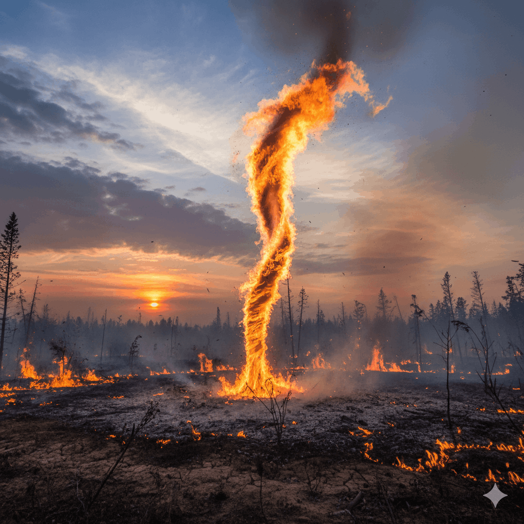 Wetterphänomen Feuerteufel (Feuertornados) – Wenn Feuer zu rotierenden Wirbeln wird