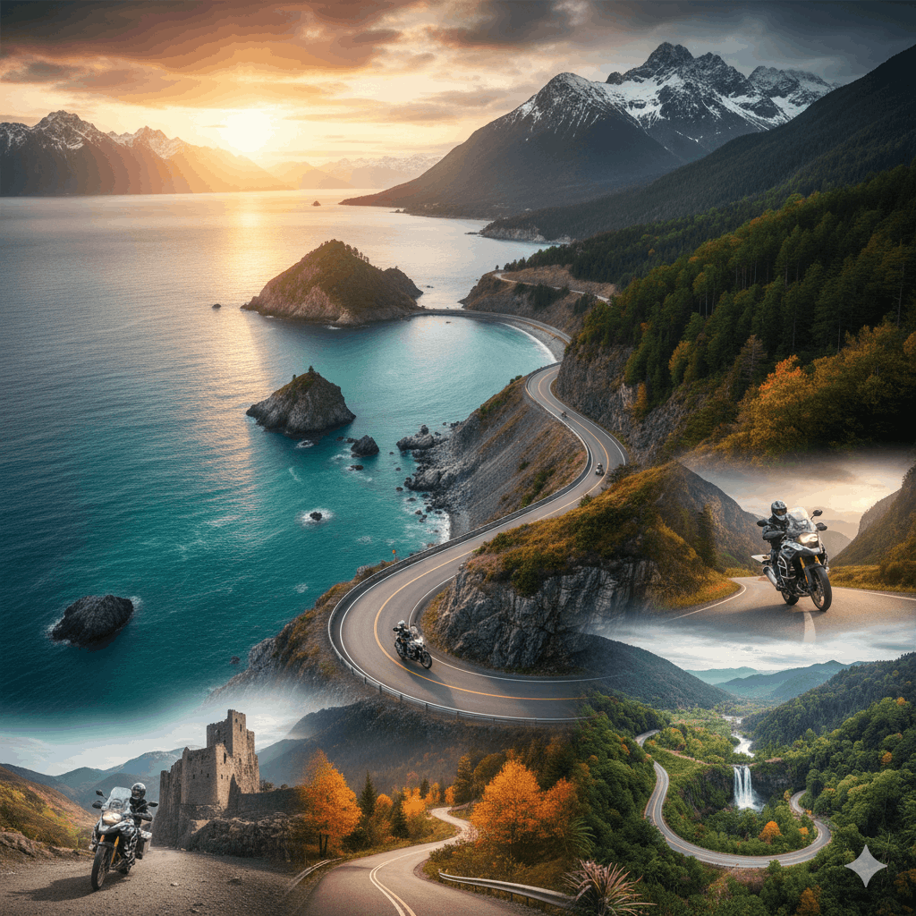 Die schönsten Motorradtouren weltweit 2026